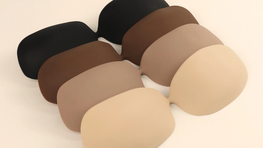 Gatherall Bras in color Cream, Latte, Mocha, and Noir